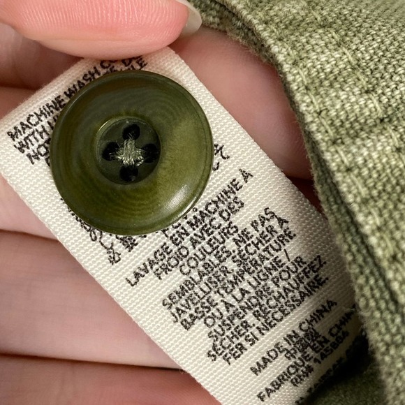 THE GREAT. sergeant army green embroidered fringe jacket - Picture 10 of 11